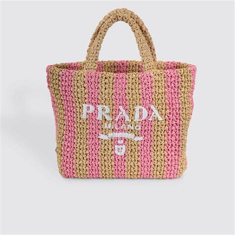 prada pink beach bag